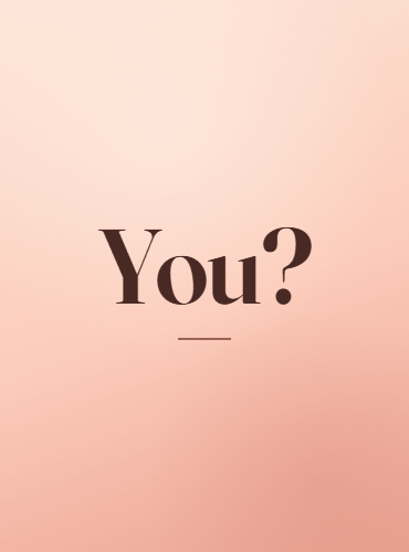 You